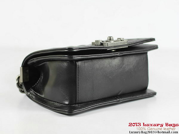2013 Boy Chanel Flap Shoulder Bag Sheepskin Leather A67024 Black 2013 Boy Chanel Flap Shoulder Bag Sheepskin Leather A67024 Black