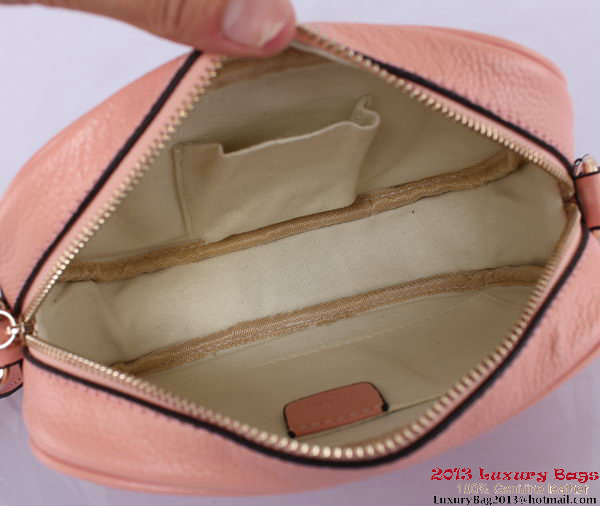 Gucci 308364 Soho Calf Leather Disco Bag Pink Gucci 308364 Soho Calf Leather Disco Bag Pink