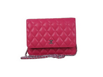Chanel A33814 Original Cannage Leather mini Flap Bag Rose Chanel A33814 Original Cannage Leather mini Flap Bag Rose