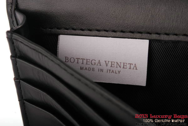 Bottega Veneta Intrecciato Nappa Leather Wallet BV1564 Black Bottega Veneta Intrecciato Nappa Leather Wallet BV1564 Black