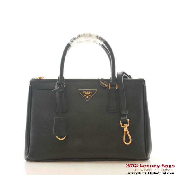 Prada Saffiano Leather 30cm Tote Bag BN1801 Black Prada Saffiano Leather 30cm Tote Bag BN1801 Black