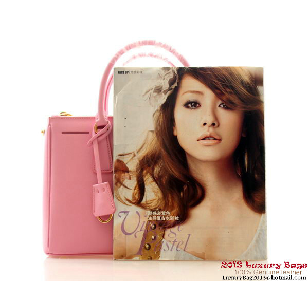 Prada Saffiano Leather 30cm Tote Bag BN1801 Pink Prada Saffiano Leather 30cm Tote Bag BN1801 Pink
