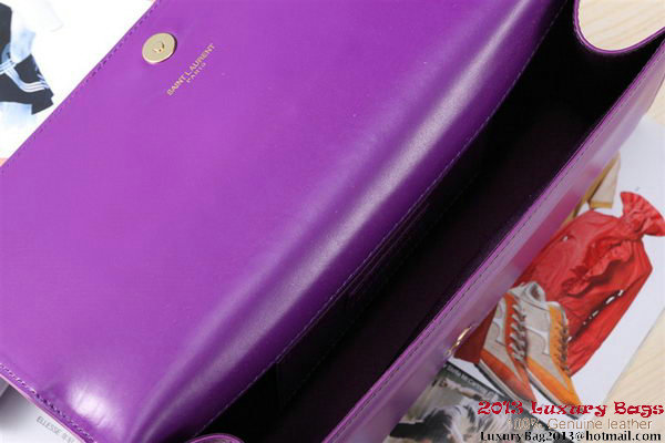 Yves Saint Laurent Classic Monogramme Tassel Clutch Bag Y041 Purple Yves Saint Laurent Classic Monogramme Tassel Clutch Bag Y041 Purple