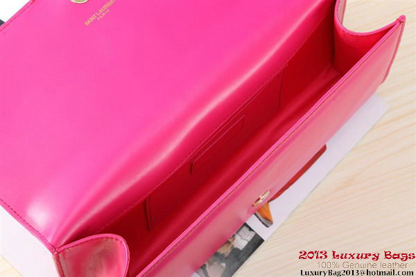 Yves Saint Laurent Classic Monogramme Tassel Clutch Bag Y041 Rose Yves Saint Laurent Classic Monogramme Tassel Clutch Bag Y041 Rose