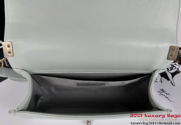 Boy Chanel Flap Shoulder Bag Original Sheepskin Leather A67086 Light Blue Boy Chanel Flap Shoulder Bag Original Sheepskin Leather A67086 Light Blue