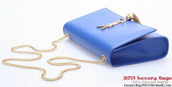 Yves Saint Laurent Small Monogramme Cross-body Shoulder Bag Y042 Blue