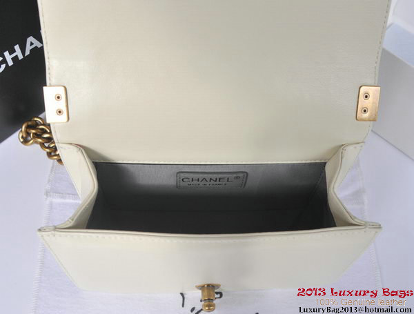 Boy Chanel Flap Shoulder Bag Python Leather A66094 OffWhite Boy Chanel Flap Shoulder Bag Python Leather A66094 OffWhite