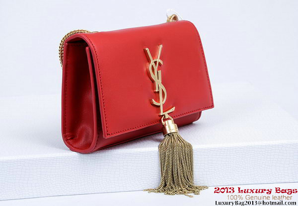 Yves Saint Laurent Small Monogramme Cross-body Shoulder Bag 1834B Red Yves Saint Laurent Small Monogramme Cross-body Shoulder Bag 1834B Red