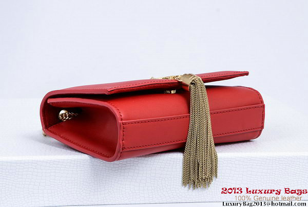 Yves Saint Laurent Small Monogramme Cross-body Shoulder Bag 1834B Red Yves Saint Laurent Small Monogramme Cross-body Shoulder Bag 1834B Red