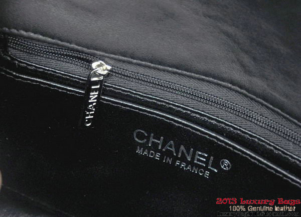 Chanel Classic Flap Bags Black Original Patent Leather A1116 Silver Chanel Classic Flap Bags Black Original Patent Leather A1116 Silver