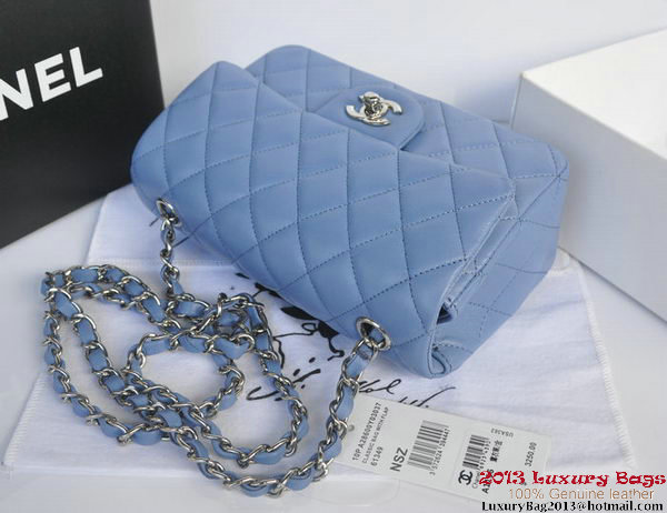 Chanel Classic Flap Bags Lavender Original Sheepskin Leather A1116 Silver Chanel Classic Flap Bags Lavender Original Sheepskin Leather A1116 Silver