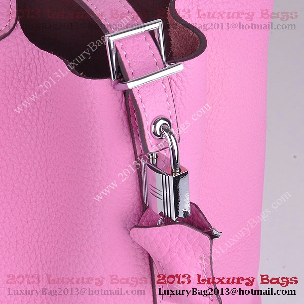 Hermes Picotin Lock PM Bag in Clemence Leather 8615 Pink Hermes Picotin Lock PM Bag in Clemence Leather 8615 Pink