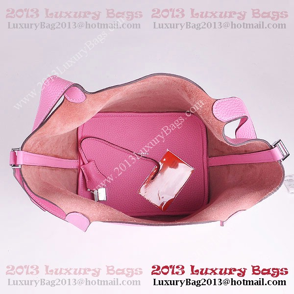 Hermes Picotin Lock PM Bag in Clemence Leather 8615 Pink Hermes Picotin Lock PM Bag in Clemence Leather 8615 Pink