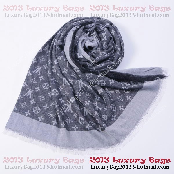 Louis Vuitton Scarves Cotton WJLV091 Gray Louis Vuitton Scarves Cotton WJLV091 Gray