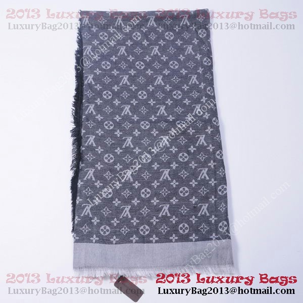 Louis Vuitton Scarves Cotton WJLV091 Gray Louis Vuitton Scarves Cotton WJLV091 Gray