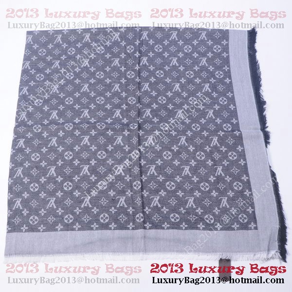 Louis Vuitton Scarves Cotton WJLV091 Gray Louis Vuitton Scarves Cotton WJLV091 Gray