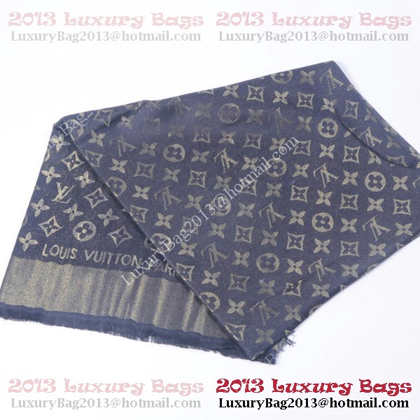 Louis Vuitton Scarves Cotton WJLV092 Black&Gold Louis Vuitton Scarves Cotton WJLV092 Black&Gold