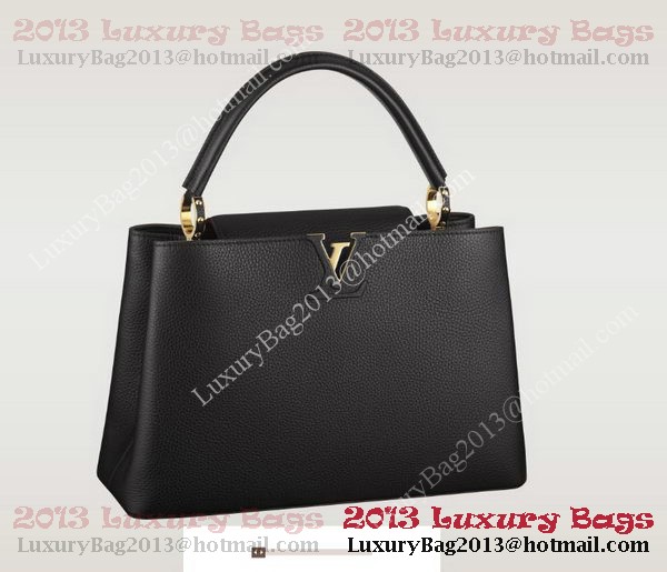 Louis Vuitton Elegant Capucines Bag MM M48864 Black Louis Vuitton Elegant Capucines Bag MM M48864 Black