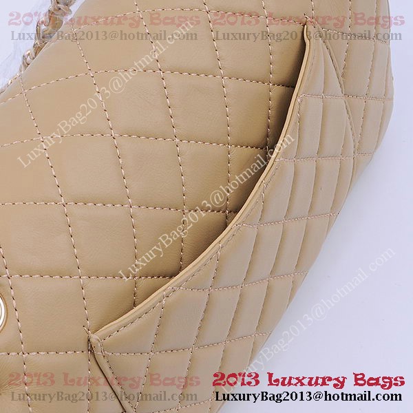 Chanel 2.55 Series Classic Flap Bag 1112 Apricot Sheepskin Gold Chanel 2.55 Series Classic Flap Bag 1112 Apricot Sheepskin Gold