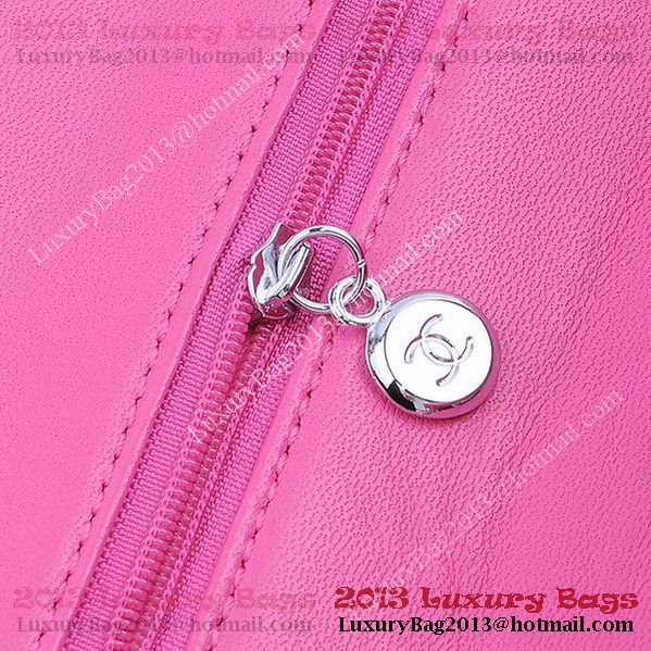 Chanel 2.55 Series Classic Flap Bag 1112 Peach Sheepskin Silver Chanel 2.55 Series Classic Flap Bag 1112 Peach Sheepskin Silver