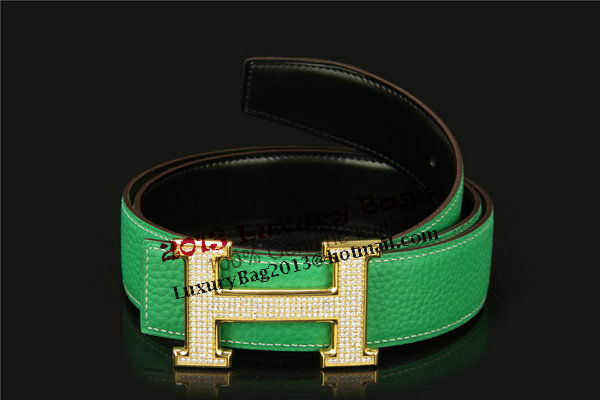 Hermes Belt HB5206 Green Hermes Belt HB5206 Green