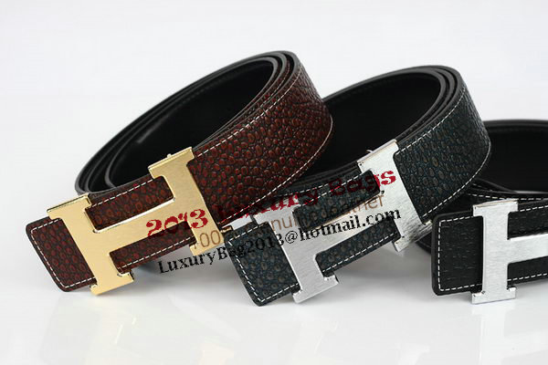 Hermes Belt Lizard Leather HB5326 Black Hermes Belt Lizard Leather HB5326 Black