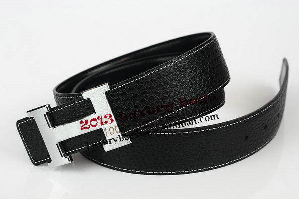 Hermes Belt Lizard Leather HB5326 Black Hermes Belt Lizard Leather HB5326 Black