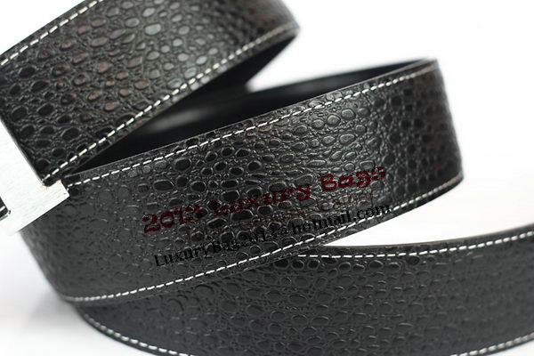 Hermes Belt Lizard Leather HB5326 Black Hermes Belt Lizard Leather HB5326 Black