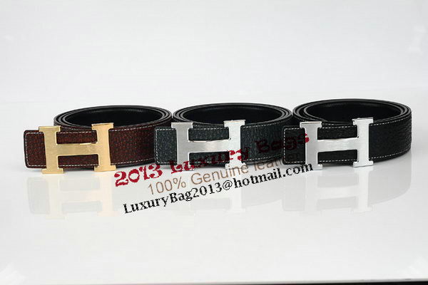 Hermes Belt Lizard Leather HB5326 Black Hermes Belt Lizard Leather HB5326 Black