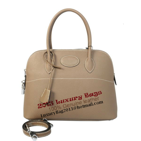 Hermes Bolide 31CM Tote Bags Calf Leather Gray Hermes Bolide 31CM Tote Bags Calf Leather Gray