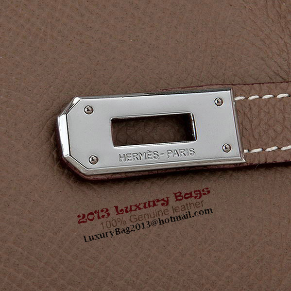 Hermes Kelly Original Saffiano Leather Bi-Fold Wallet A708 Dark Gray Hermes Kelly Original Saffiano Leather Bi-Fold Wallet A708 Dark Gray