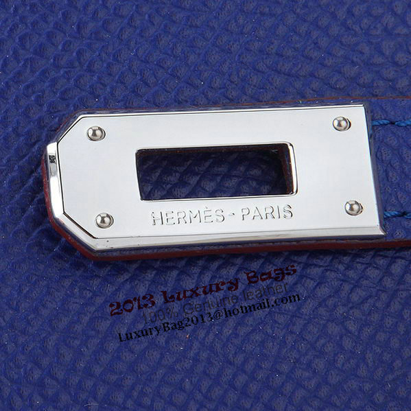 Hermes Kelly Original Saffiano Leather Bi-Fold Wallet A708 RoyalBlue Hermes Kelly Original Saffiano Leather Bi-Fold Wallet A708 RoyalBlue