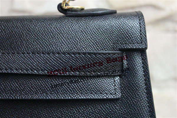 Hermes Kelly 32cm Shoulder Bag Black Saffiano Leather K32 Gold Hermes Kelly 32cm Shoulder Bag Black Saffiano Leather K32 Gold