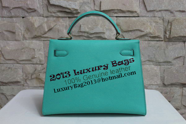 Hermes Kelly 32cm Shoulder Bag Light Green Saffiano Leather K32 Gold Hermes Kelly 32cm Shoulder Bag Light Green Saffiano Leather K32 Gold