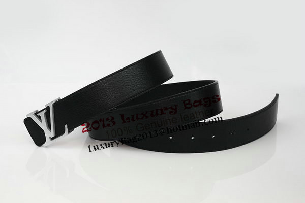 Louis Vuitton Black Leather Belt LV2060 Louis Vuitton Black Leather Belt LV2060