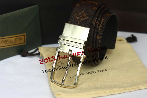 Louis Vuitton Monogram Canvas Belt LV2062 Louis Vuitton Monogram Canvas Belt LV2062