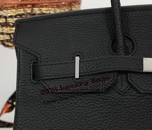 Hermes Birkin 35CM Tote Bag Black Clemence Leather H35 Silver Hermes Birkin 35CM Tote Bag Black Clemence Leather H35 Silver