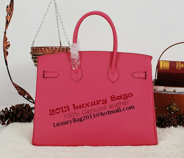 Hermes Birkin 35CM Tote Bag Rose Clemence Leather H35 Gold Hermes Birkin 35CM Tote Bag Rose Clemence Leather H35 Gold