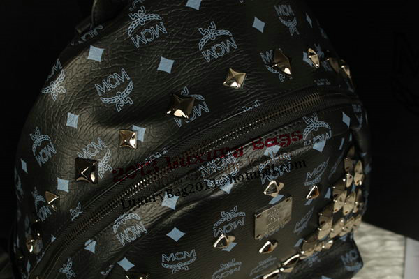 MCM Stark Backpack Jumbo in Calf Leather 8100 Black MCM Stark Backpack Jumbo in Calf Leather 8100 Black