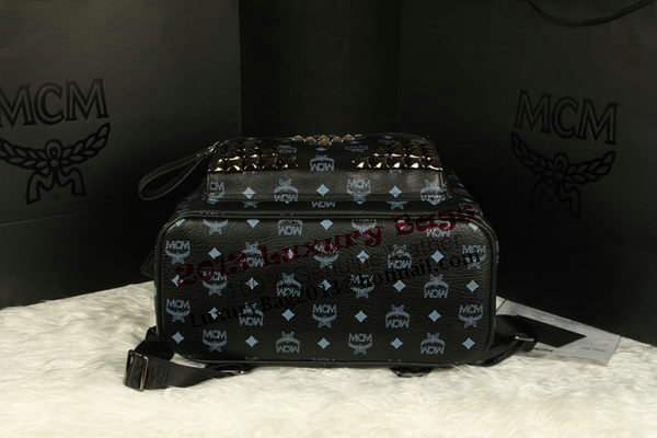 MCM Stark Backpack Jumbo in Calf Leather 8100 Black MCM Stark Backpack Jumbo in Calf Leather 8100 Black