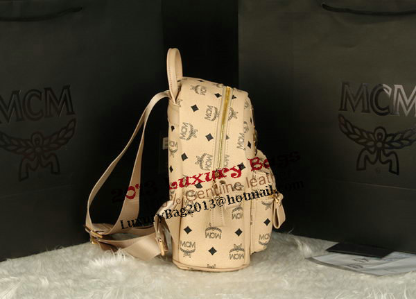 MCM Stark Backpack Medium in Calf Leather 8003 Apricot MCM Stark Backpack Medium in Calf Leather 8003 Apricot