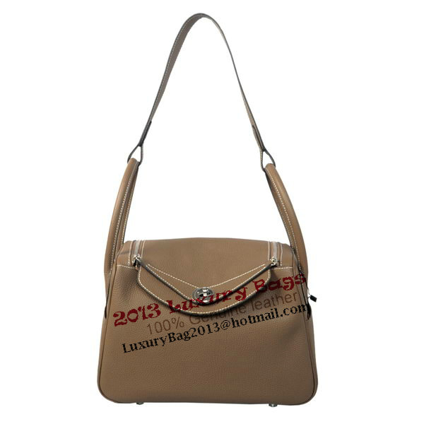 Hermes Lindy 30CM Havanne Shoulder Bag Gray Hermes Lindy 30CM Havanne Shoulder Bag Gray