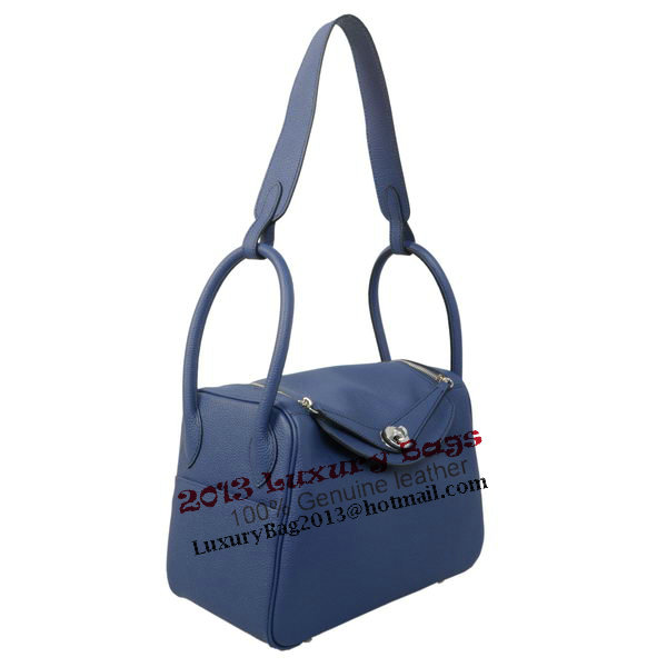 Hermes Lindy 30CM Havanne Shoulder Bag RoyalBlue Hermes Lindy 30CM Havanne Shoulder Bag RoyalBlue