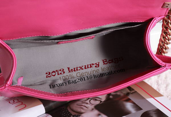 Chanel Boy Flap Shoulder Bag in Rose Lambskin Leather A67086 Gold Chanel Boy Flap Shoulder Bag in Rose Lambskin Leather A67086 Gold