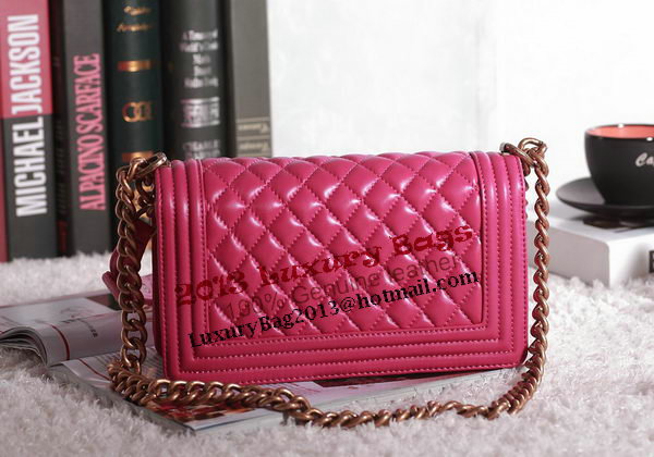 Chanel Boy Flap Shoulder Bag in Rose Lambskin Leather A67086 Gold Chanel Boy Flap Shoulder Bag in Rose Lambskin Leather A67086 Gold