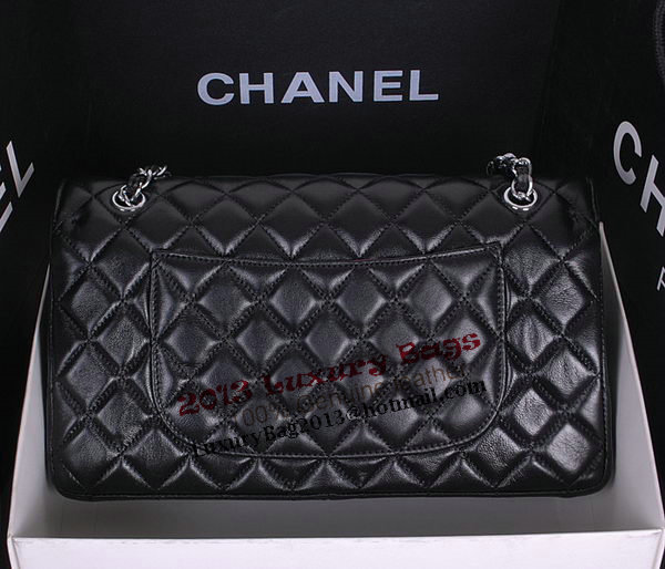 Chanel Classic Flap Bag 1113 Black Sheepskin Leather Chanel Classic Flap Bag 1113 Black Sheepskin Leather