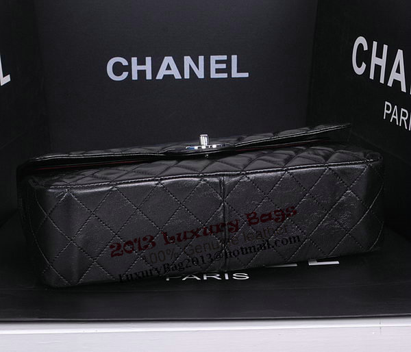 Chanel Classic Flap Bag 1113 Black Sheepskin Leather Chanel Classic Flap Bag 1113 Black Sheepskin Leather