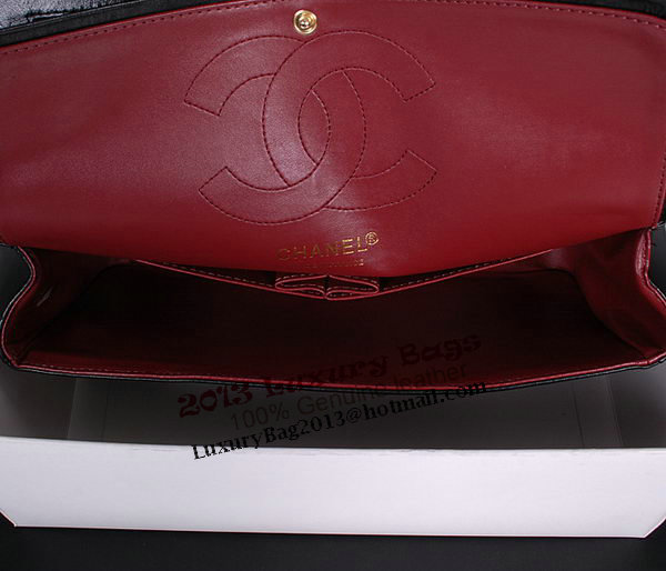 Chanel Classic Flap Bag 1113 Black Sheepskin Leather Chanel Classic Flap Bag 1113 Black Sheepskin Leather