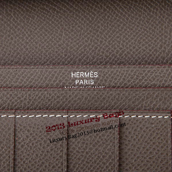 Hermes Bearn Japonaise Bi-Fold Wallet Original Leather A208 Khaki Hermes Bearn Japonaise Bi-Fold Wallet Original Leather A208 Khaki