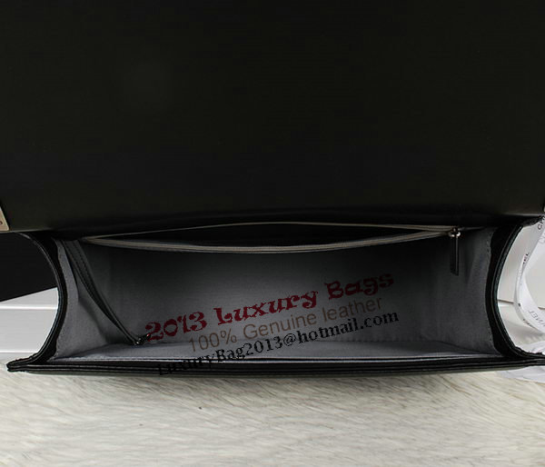 Chanel Boy Flap Shoulder Bag in Black Original Leather A67087 Silver Chanel Boy Flap Shoulder Bag in Black Original Leather A67087 Silver